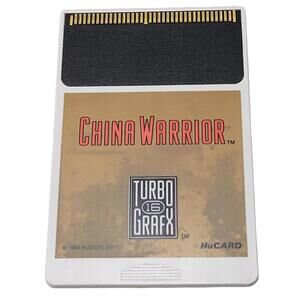 TurboGrafx-16 HuCard China Warrior HuCard Only Tested Working